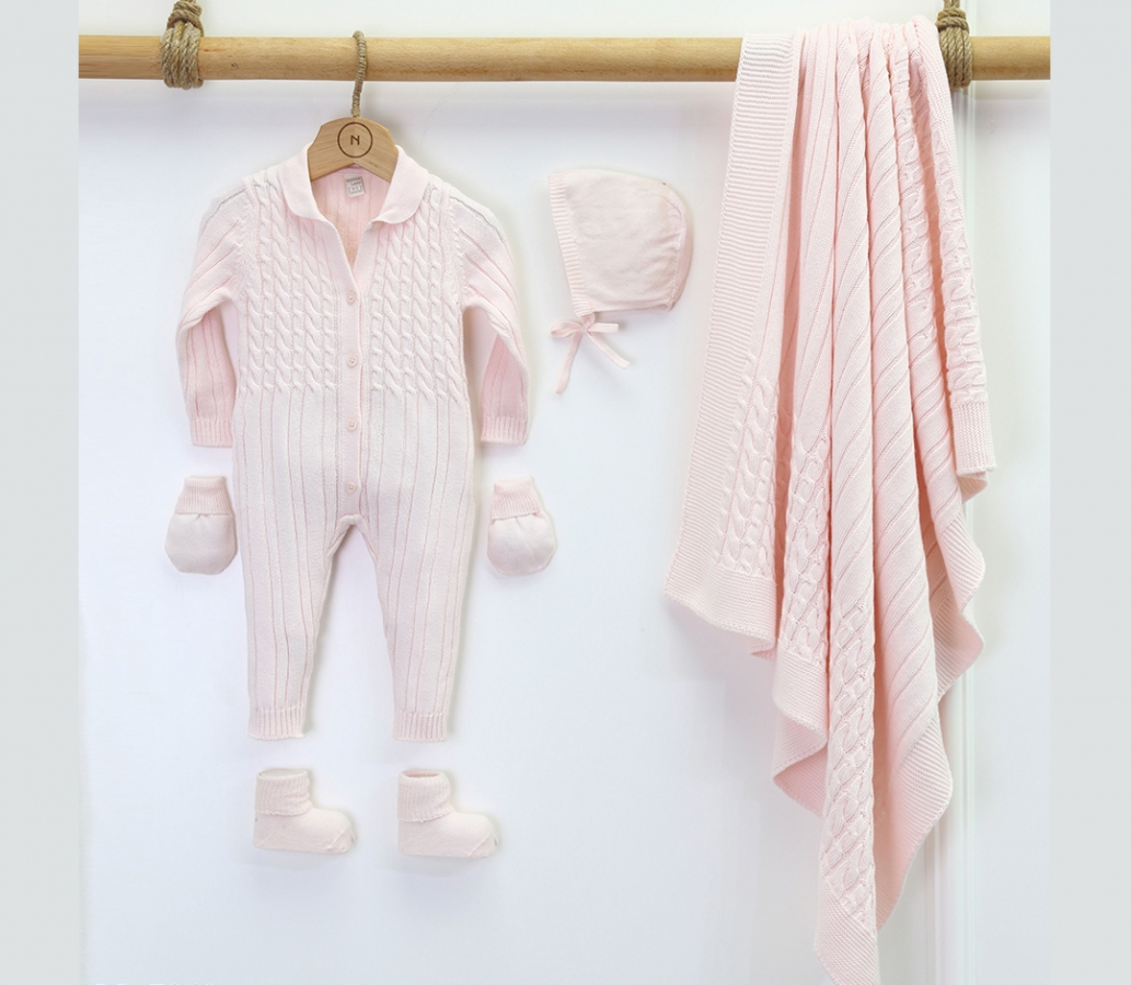 NİPPERLAND UNISEX YENİDOĞAN FİTİL ÖRGÜLÜ 5Lİ SET