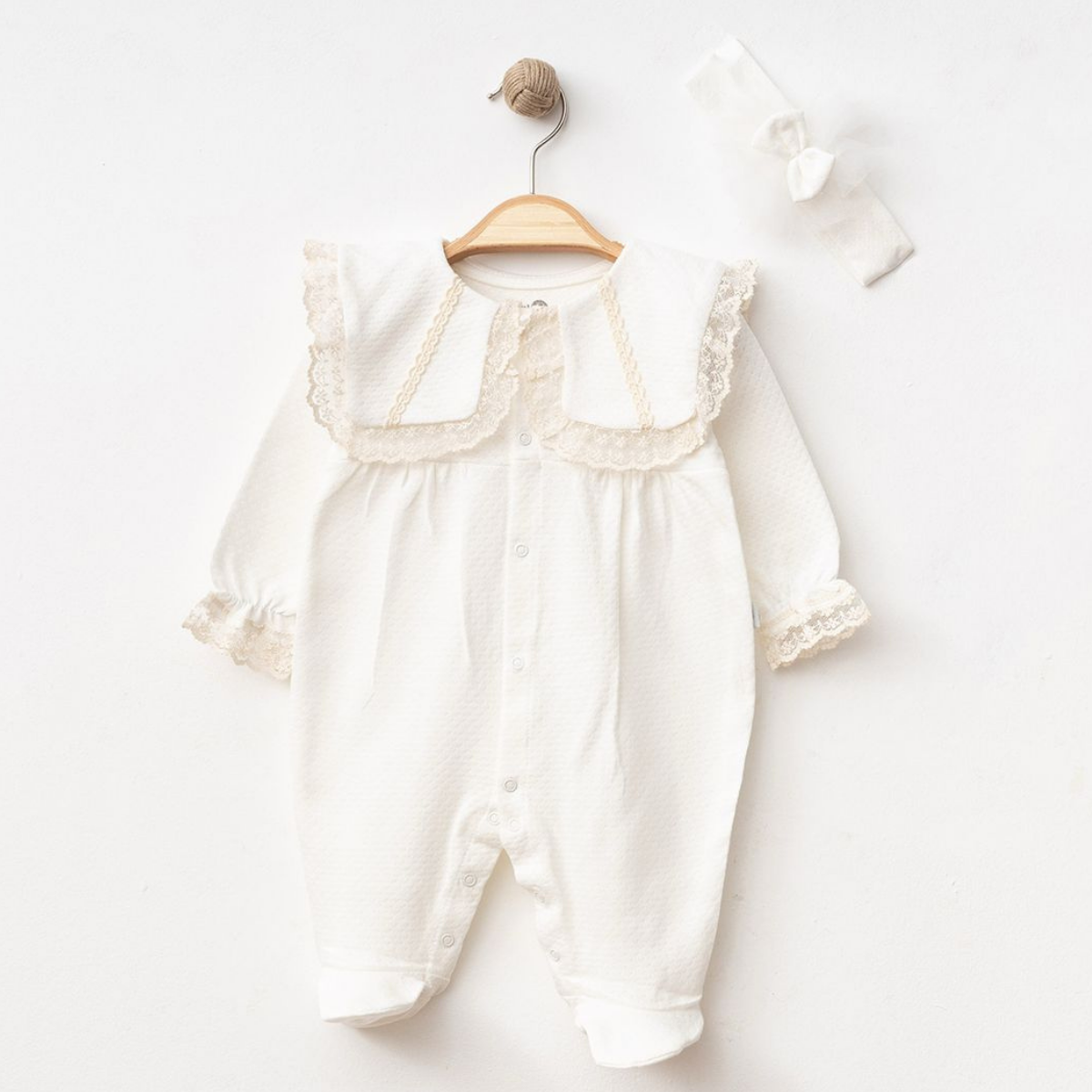 IŞIL BABY KIZ 0/3-0/3-3/6 AY FİSTOLU YAKA TULUM