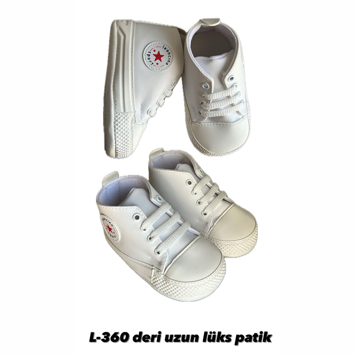 LEONCİNO UNISEX 18-19 NU DERİ UZUN LÜKS PATİK