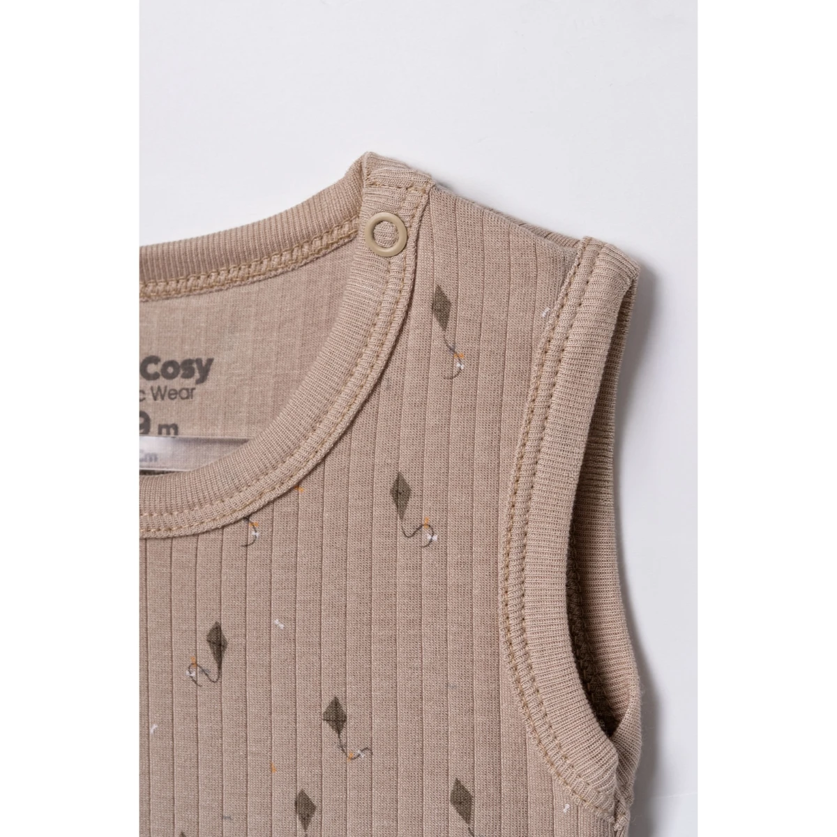 BABYCOSY ORGANIC UNISEX 0-24 AY KOLSUZ 2Lİ BODY