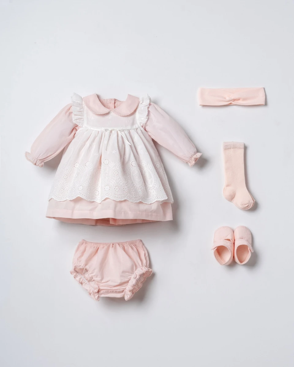 MOONSTAR KIZ 3-6 AY BEBEK 5Lİ SET