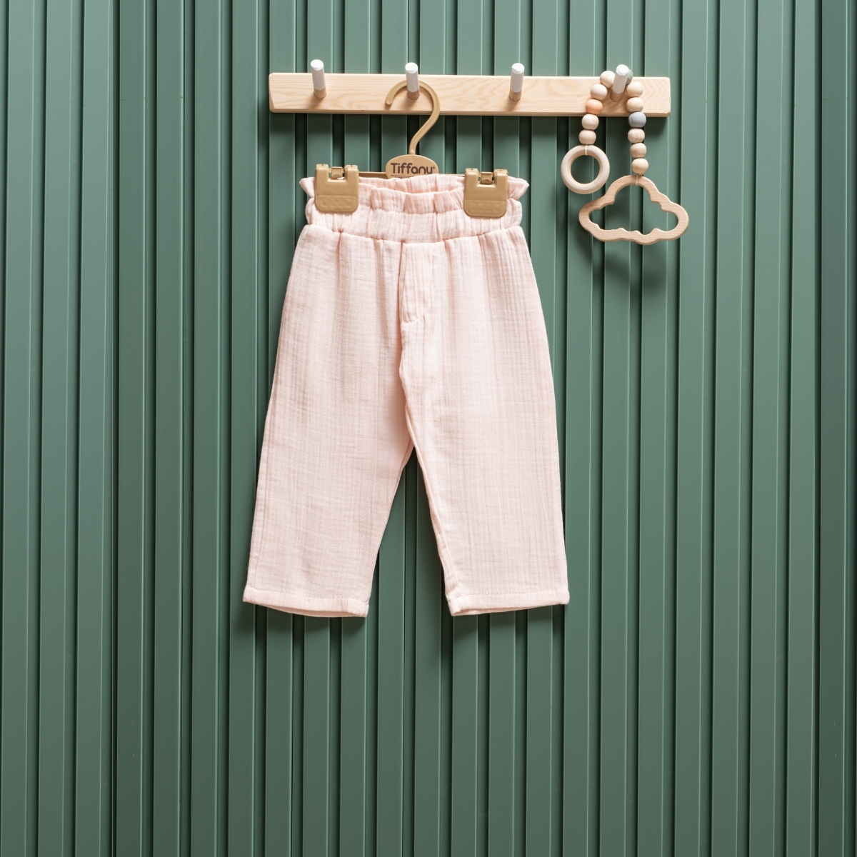 TİFFANY UNISEX 9-12-18-24-36 AY MÜSLİN TEK ALT