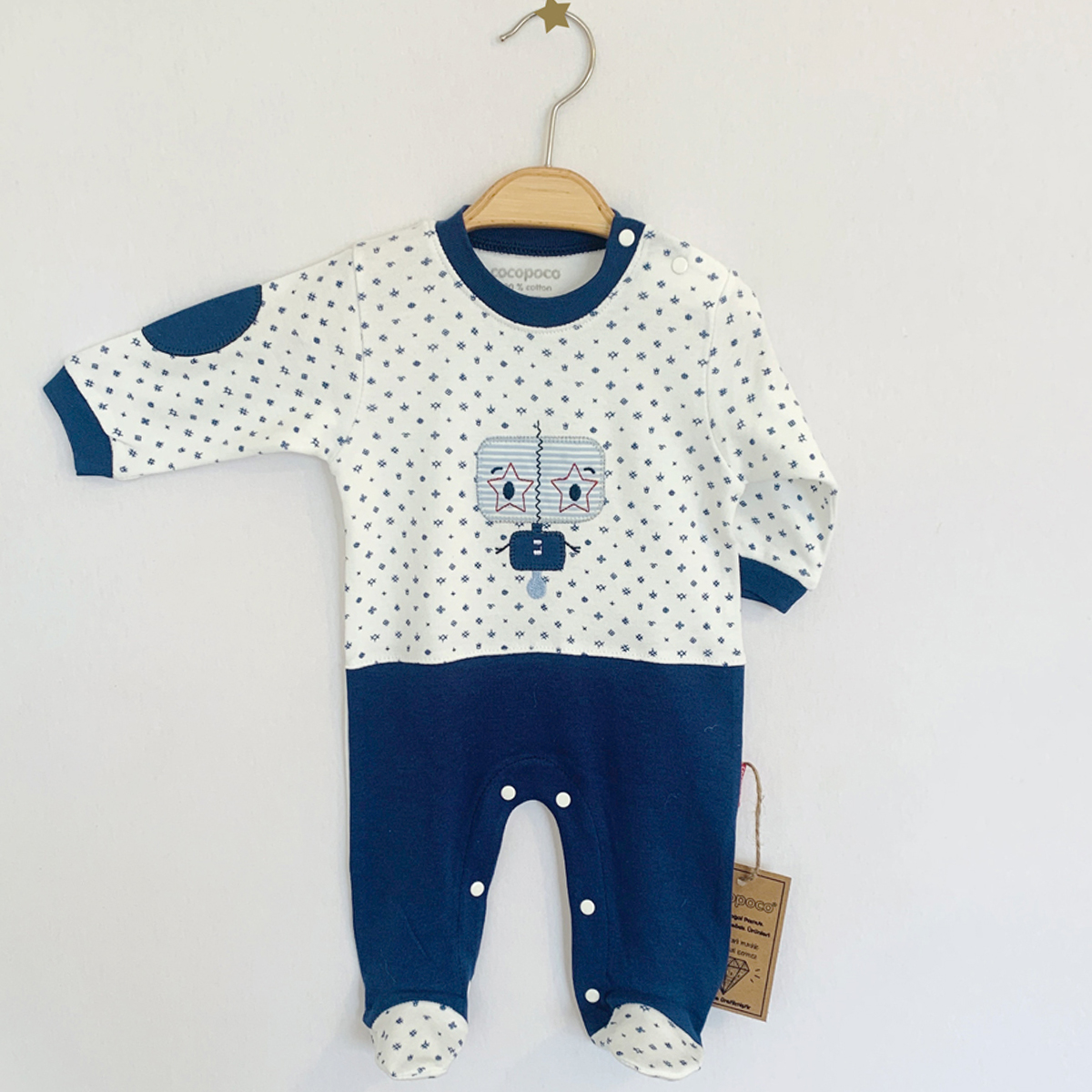 ROBOT İŞLEMELİ PATİKLİ TULUM