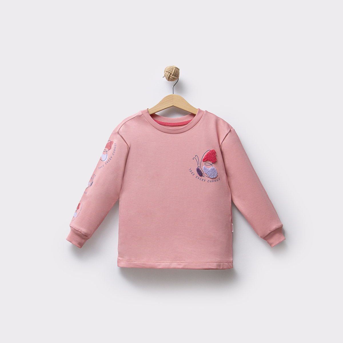 LOVEMAXX KIZ 5-6-7-8 YAŞ SÜZENELİ 2İP SWEAT