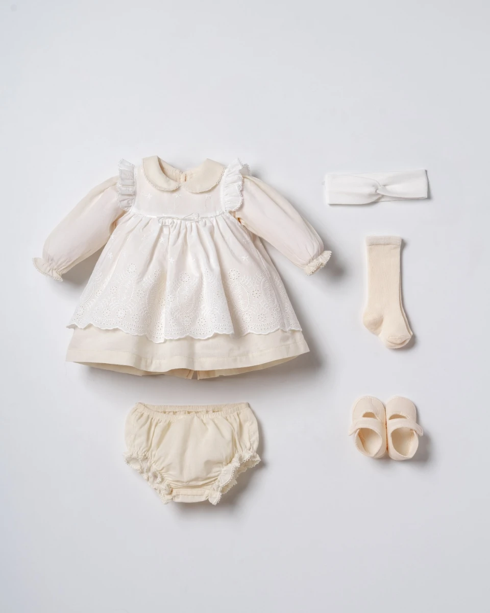 MOONSTAR KIZ 3-6 AY BEBEK 5Lİ SET