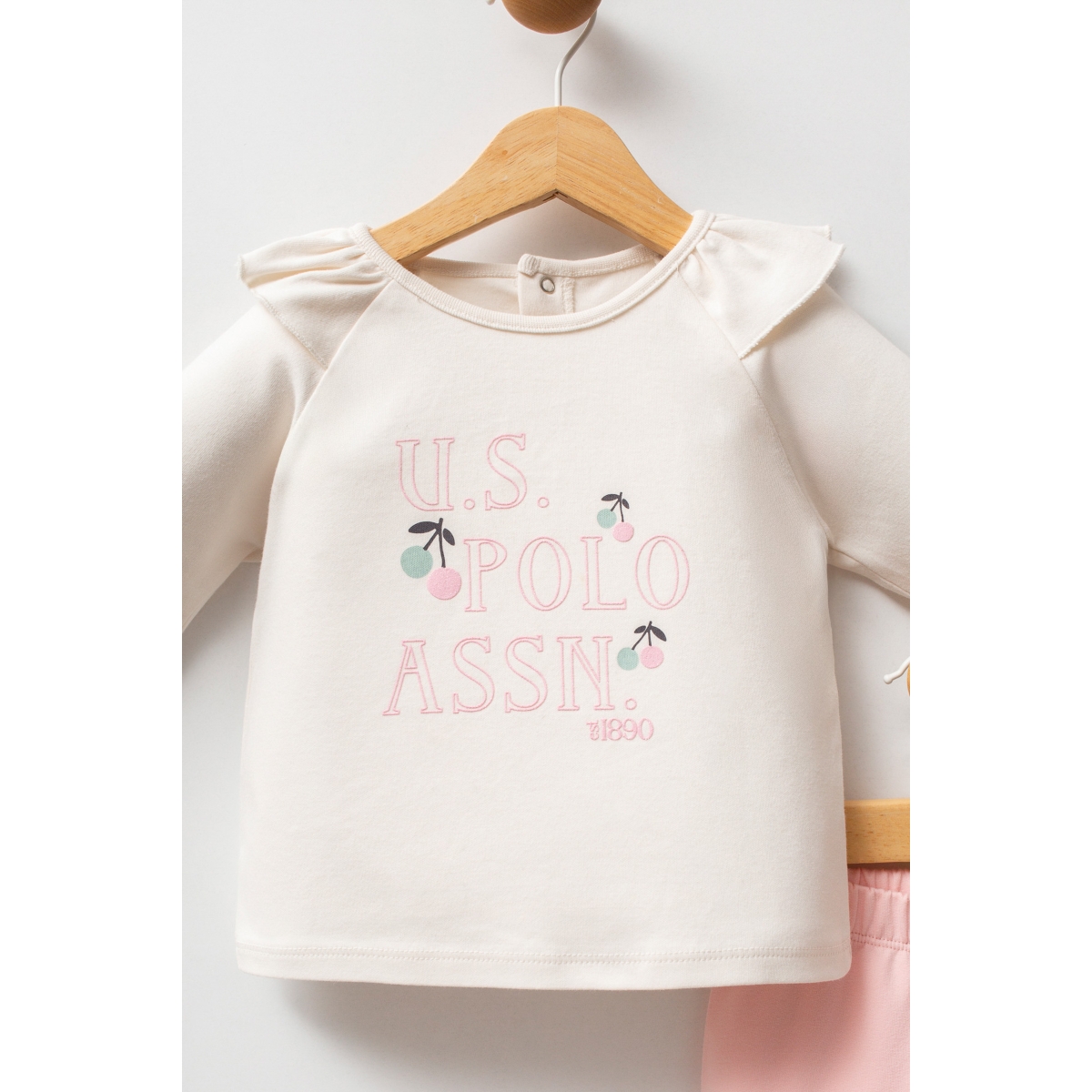 US POLO KIZ 6-9-12-18-24-36 AY 2Lİ TAKIM