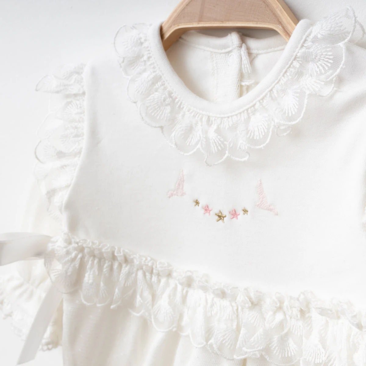 OBABY KIZ 3-6 AY TÜL KAPLAMALI TULUM