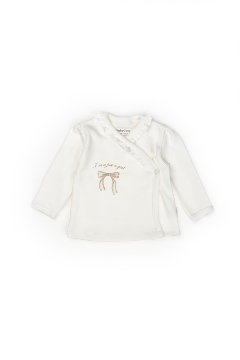 BABYCOSY ORGANIC KIZ 0-3 AY BOW 5Lİ SET