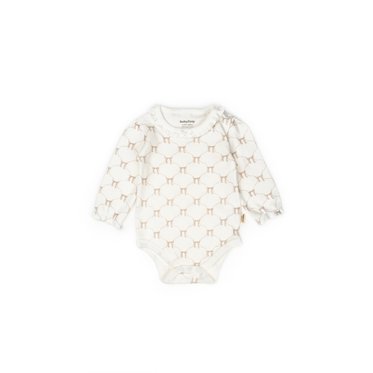 BABYCOSY KIZ 6-9-12-18-24 AY BOW UZUNKOL 2Lİ BODY