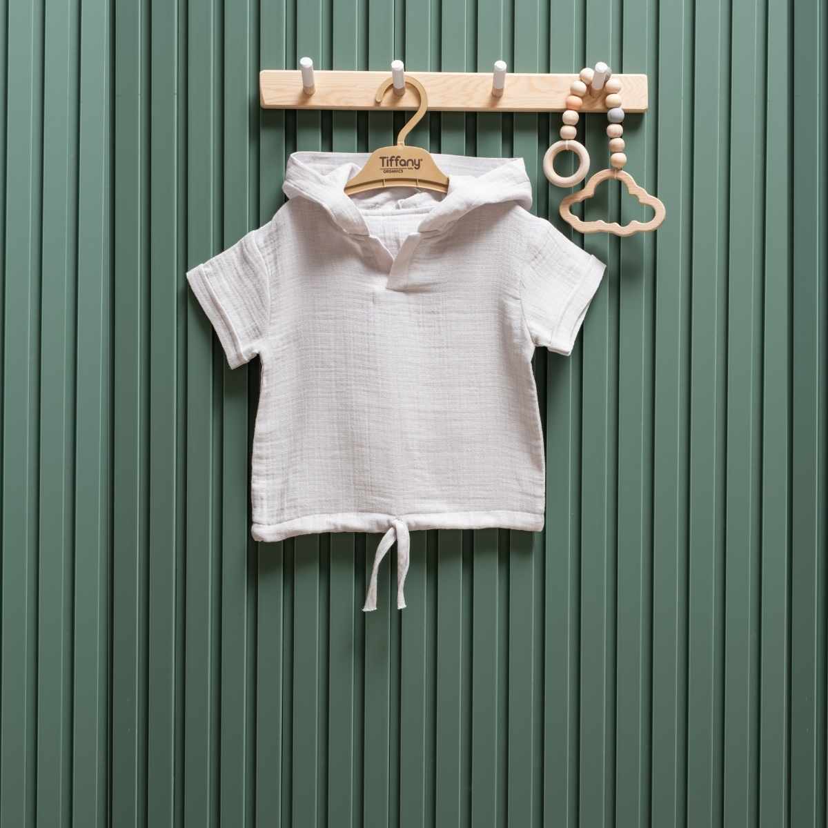 TİFFANY UNISEX 9-12-18-24-36 AY MÜSLİN TSHIRT