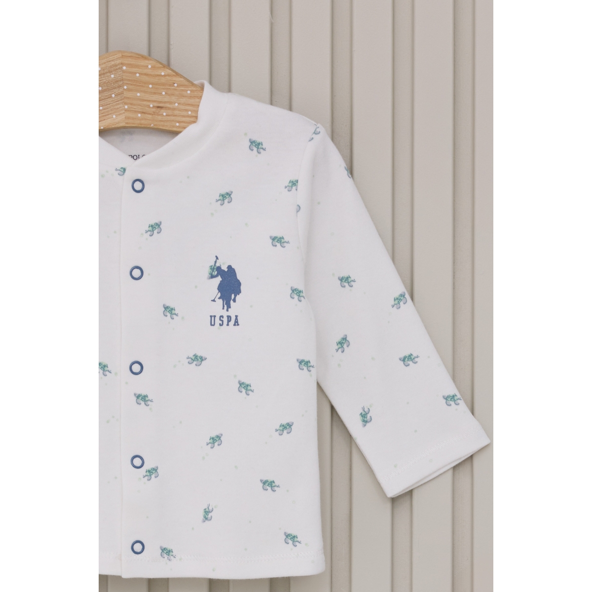 US POLO MEN'S 0/3-3/6-6/9 MONTHS 3-Piece SUIT WITH BOOTIES