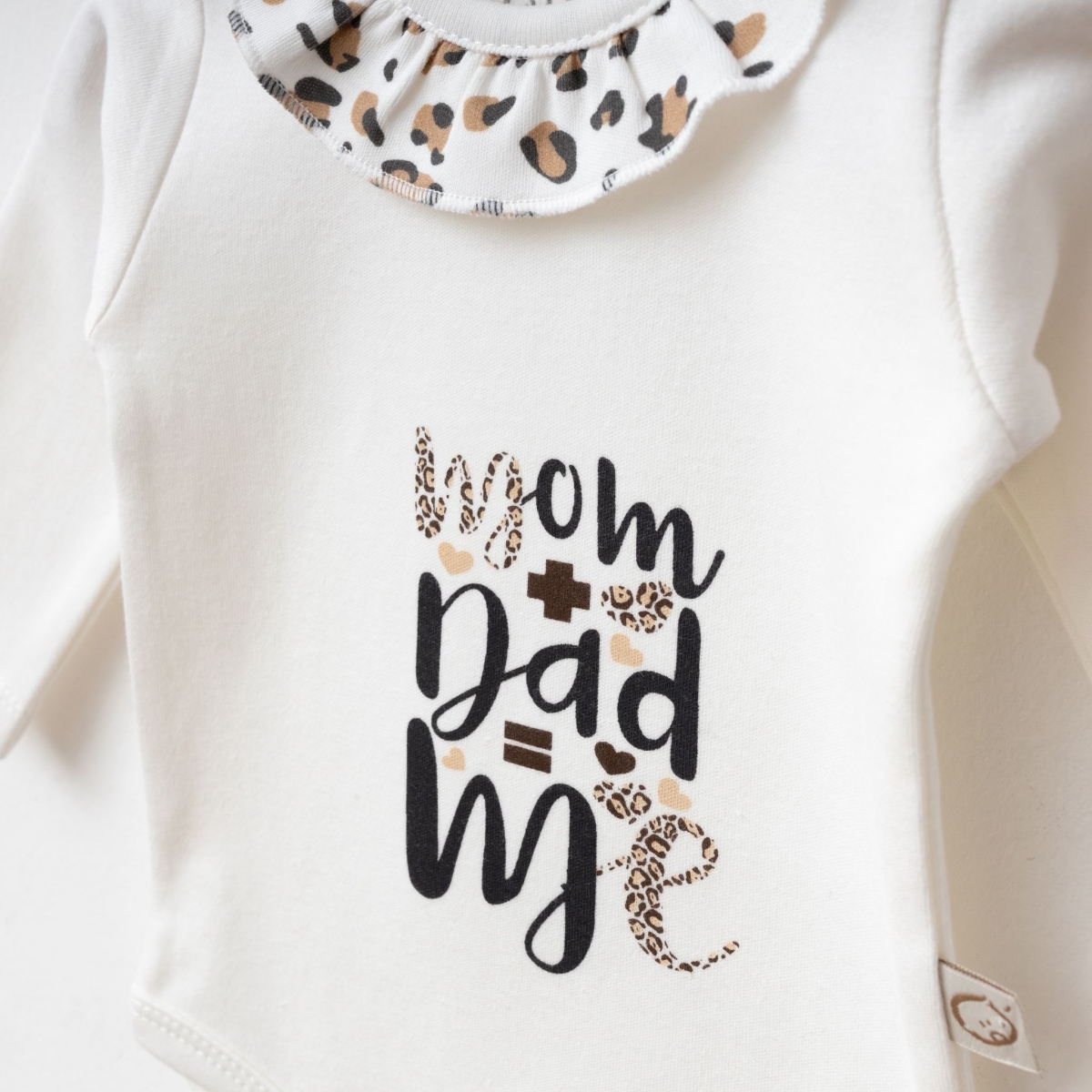 OBABY KIZ 3-3-6 AY LEOPAR BASKILI 3LÜ SET