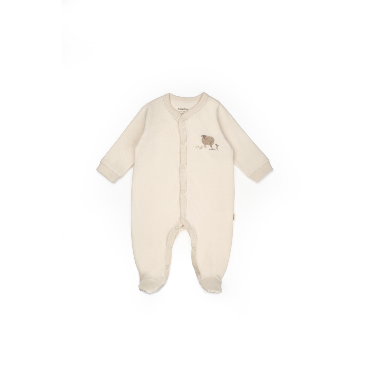 BABYCOSY ORGANIC UNISEX 3-6 AY LAMB 2Lİ PATİKLİ TULUM