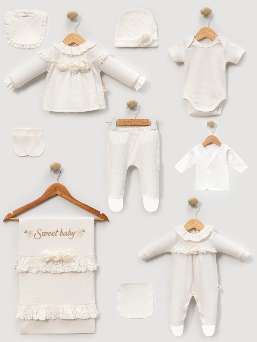 MİNİ CAYZEN KIZ 0-3 AY MİRA ELEGANCE 10LU SET