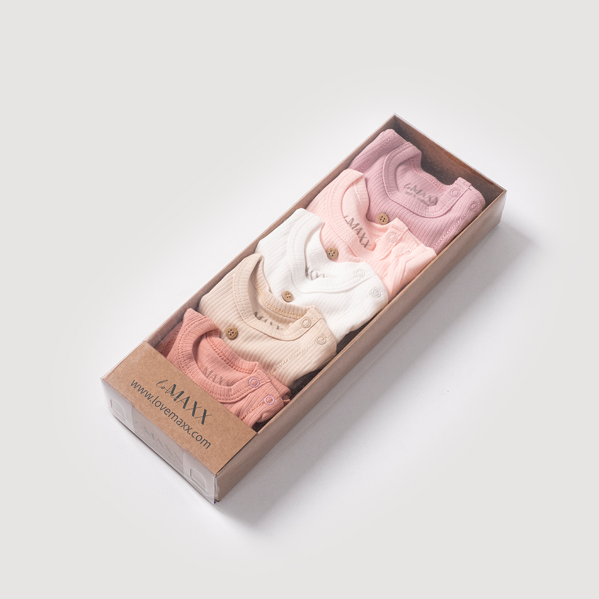 LOVEMAXX KIZ 0/3-3/6 AY 5Lİ UZUNKOL BODY