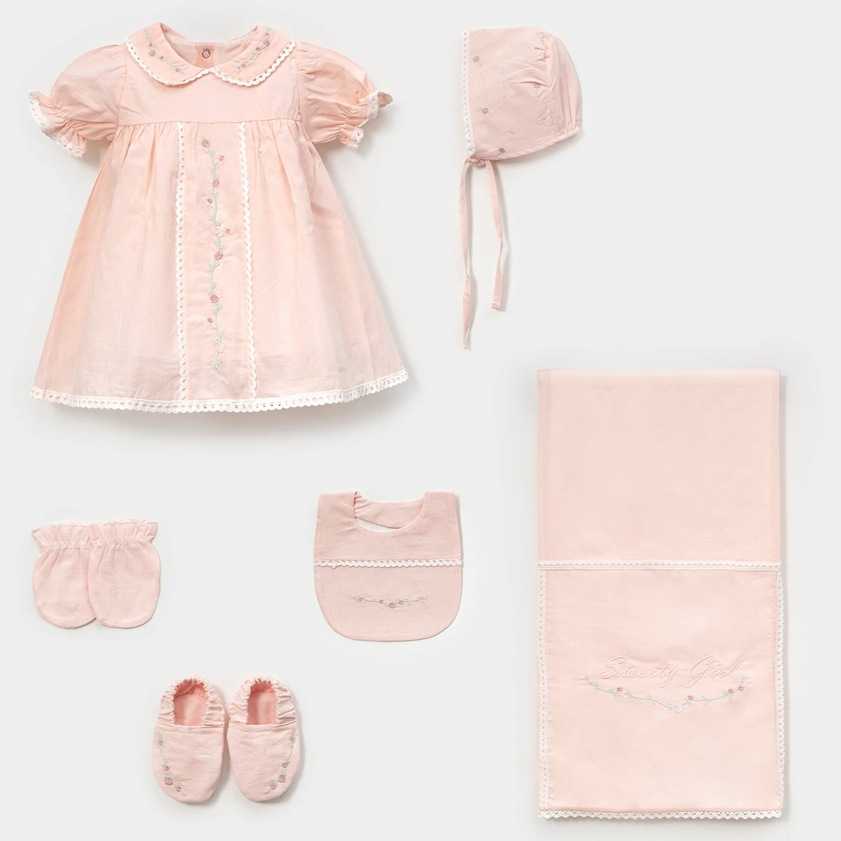LOVEMAXX KIZ 0-3 AY SWEETY GIRL KUTULU 6LI SET