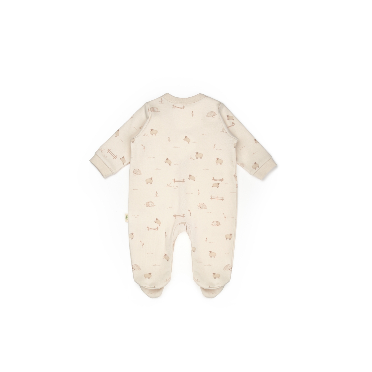 BABYCOSY ORGANIC UNISEX 3-6 AY LAMB 2Lİ PATİKLİ TULUM