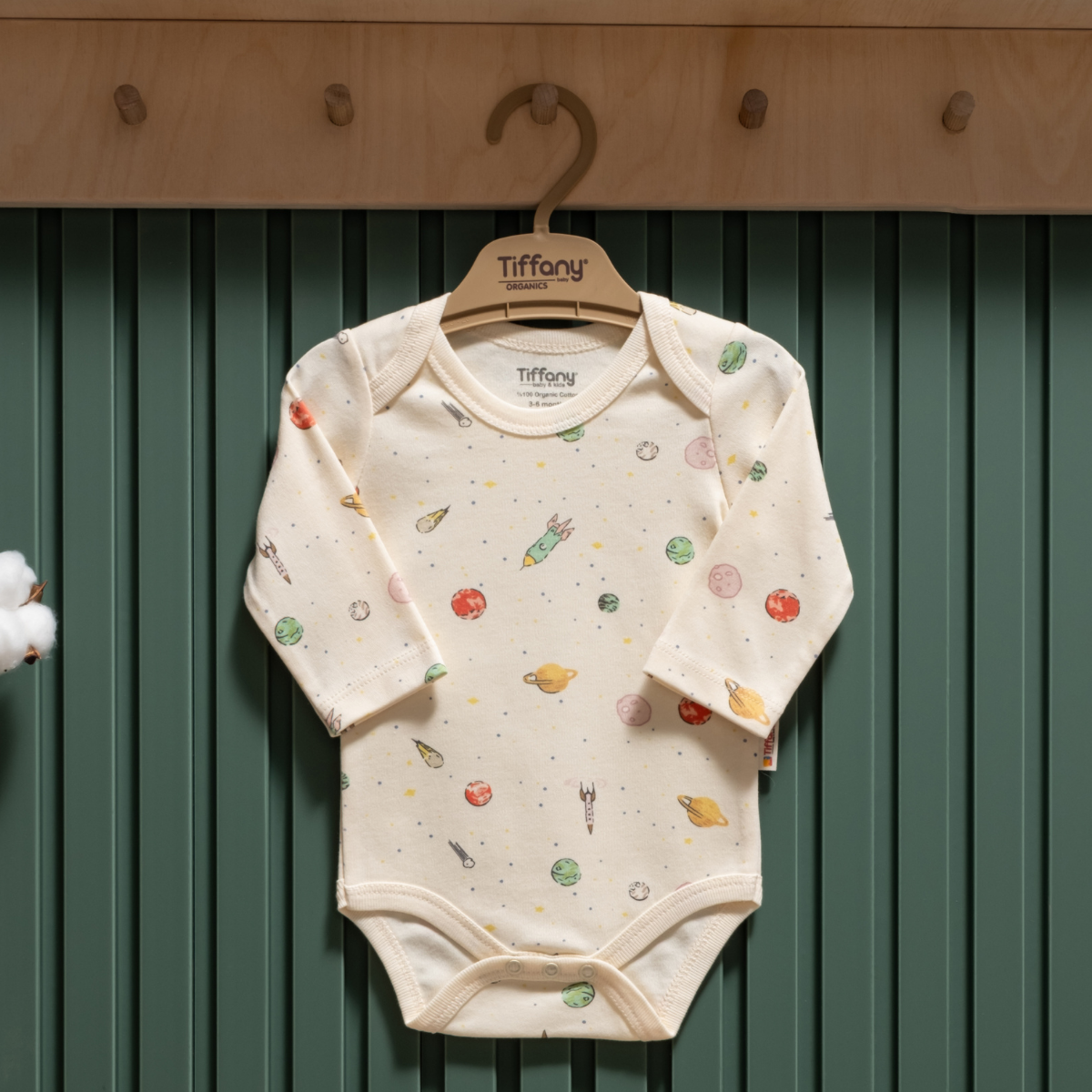 TİFFANY UNISEX 3-6-9-12-18-24 AY SPACE BODY
