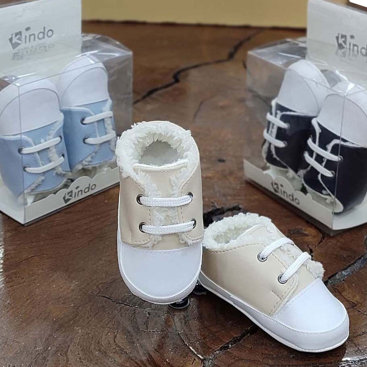 KİNDO BABY ERKEK 17-18-19 NU VELSOFTLU PATİK