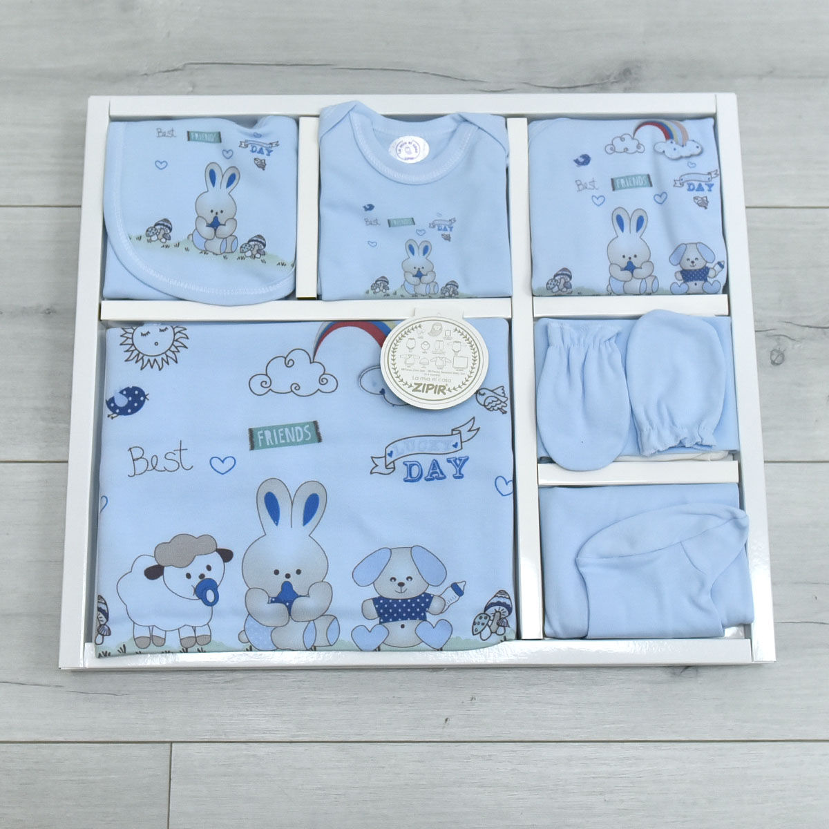 ZIPIR UNISEX 0-3 AY KOYUNLU 10LU SET