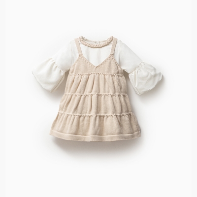 NİPPERLAND KIZ 3-6-9-12 AY AMELIA ELBİSE