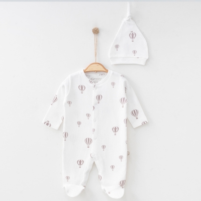 OBABY UNISEX 0/3-0/3-3/6 AY BALON BASKILI TULUM