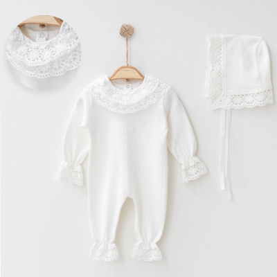 OBABY KIZ 0/3-0/3-3/6 AY DANTELLİ TULUM