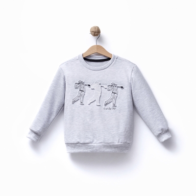 LOVEMAXX ERKEK 5-6-7-8 YAŞ BASKILI SWEAT