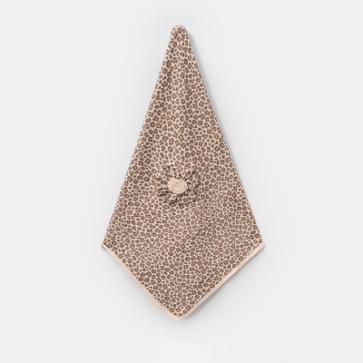 LOVEMAXX KIZ 80*90 CM LEOPARLI WAFFLE BATTANİYE