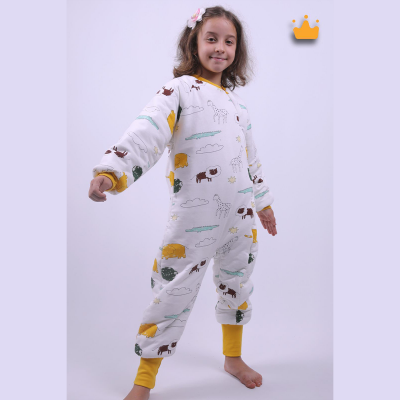 BEGİSA UNISEX 2-3-4-5-6-7 YAŞ ANIMALS UYKU TULUMU