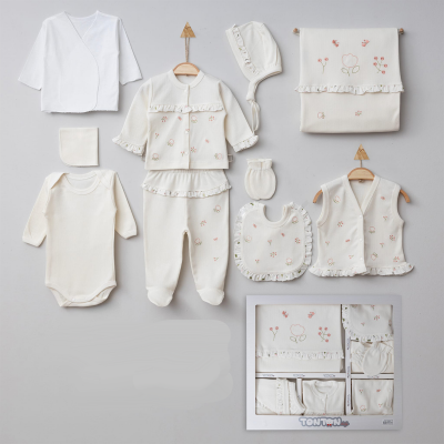 TONTON BEBE KIZ 0-3 AY LALE KELEBEK 10LU SET