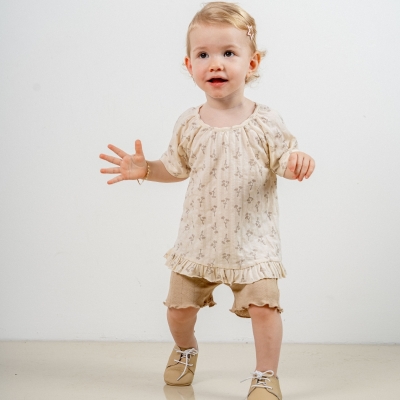 JOVİEL KIZ 9-12-18-24-36 AY ŞORTLU 2Lİ TAKIM