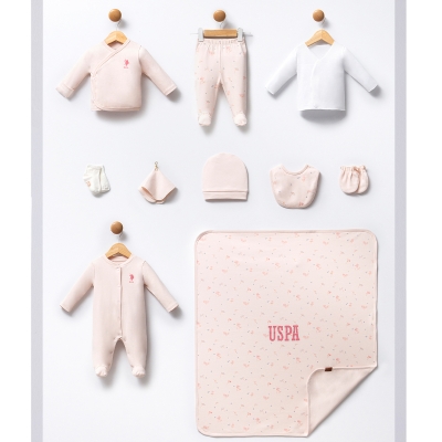 US POLO KIZ 0-3 AY 10LU ZIBIN SET