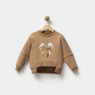 LOVEMAXX KIZ 5-6-7-8 YAŞ BASKILI SWEAT