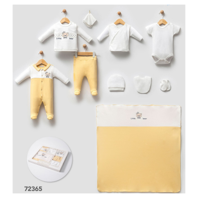 BİP BABY ERKEK 0-3 AY LITTLE BEAR 10LU SET