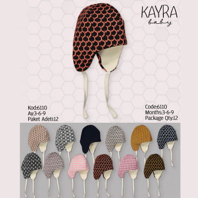 KAYRA BABY UNISEX 3-6-9 AY TRİKO ŞAPKA 12Lİ