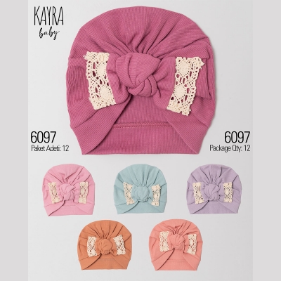 KAYRA BABY KIZ 3-6-9 AY KAŞKORSE FİSTOLU BONE 12Lİ