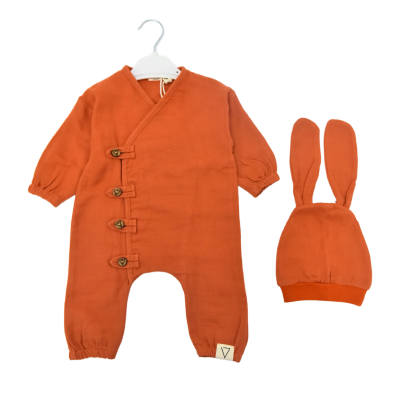 BABY COOL ERKEK 3-6-9 AY MÜSLİN BEBE TULUM