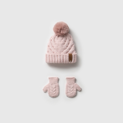 NİPPERLAND UNISEX 0/6-6/12 AY BERE ELDİVEN SET