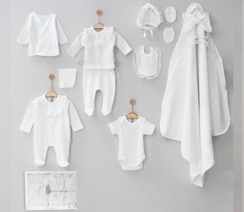 MİNİ CAYZEN KIZ 0-3 AY DANTELLİ 10LU SET