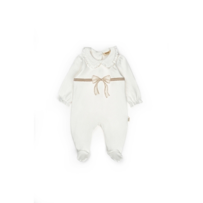 BABYCOSY KIZ 0/3-3/6 AY BOW ŞAPKALI PATİKLİ TULUM