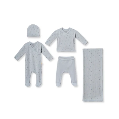 BABYCOSY ORGANIC ERKEK 0-3 AY 5Lİ SET