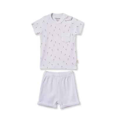 BABYCOSY ORGANIC ERKEK 3-24 AY ŞORT TİŞÖRT TAKIM