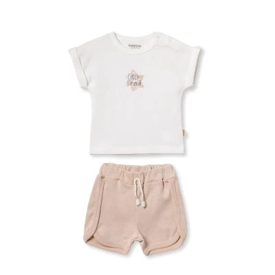 BABYCOSY ORGANIC ERKEK 3-24 AY ŞORT VE TİŞÖRT TAKI
