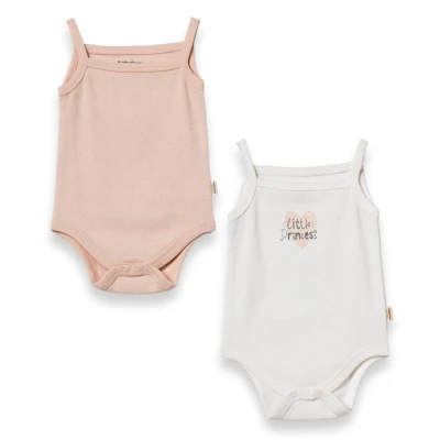 BABYCOSY ORGANIC KIZ 1-24 AY KOLSUZ 2Lİ BODY