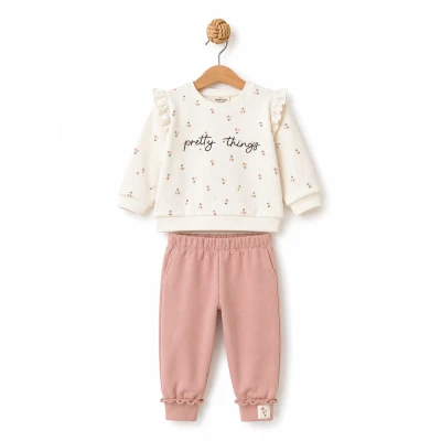 BABYCOSY ORGANIC KIZ 3-24 AY PRETTY THINGS 2Lİ TAK