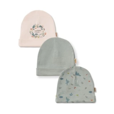 BABYCOSY ORGANIC UNISEX 0-12 AY 3LÜ ŞAPKA