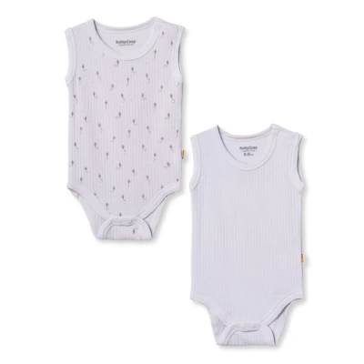 BABYCOSY ORGANIC UNISEX 0-24 AY KOLSUZ 2Lİ BODY