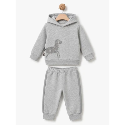 BABYCOSY ORGANIC UNISEX 3-24 AY ZEBRA KAPÜŞONLU 2L