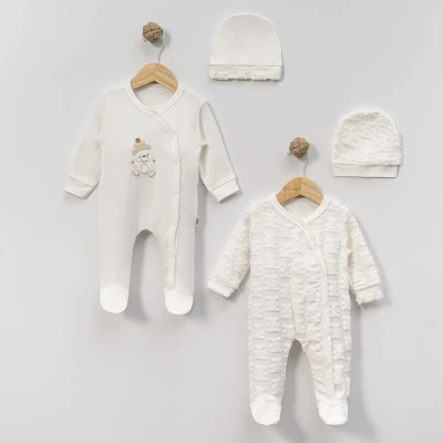 BEBLY KIDS ERKEK 0-3 AY JAKAR AYICIKLI 2Lİ TULUM